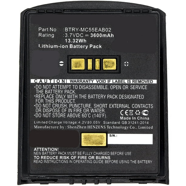 Replacement for Motorola 82-171249-01 Li-ion, 3.7V, 4550mAh Synergy Digital Barcode Scanner Battery BT-000318 Compatible with Motorola 82-171249-02 Barcode Scanner, BTRY-TC70X-46MA1-01 Battery Replacement for Motorola 82-171249-01 Li-ion, 3.7V, 4550mAh Synergy Digital Barcode Scanner Battery BT-000318 Compatible with Motorola 82-171249-02 Barcode Scanner, BTRY-TC70X-46MA1-01 Battery